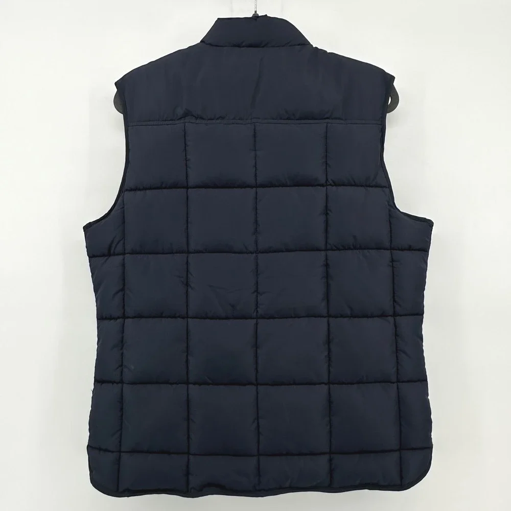 Banana Republic Mens WR Quilted Puffer Vest Prep Navy Blue 594212-01 Size M